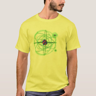 Atomes sur un T-shirt
