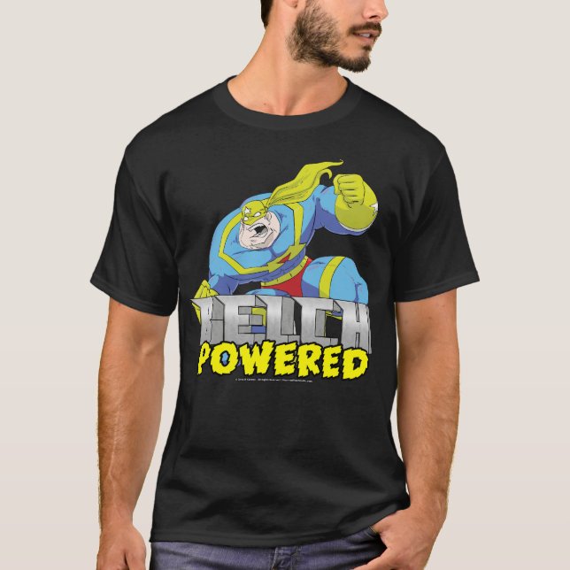 Atomic Belch Man - T-Shirt propulsé par un rot (Devant)
