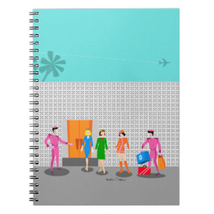 Atomique Palm Springs Stewardess Carnet Spiral