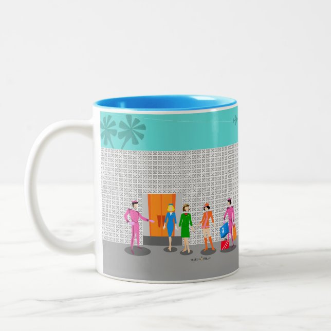 Atomique Palm Springs Stewardess Party Mug (Gauche)