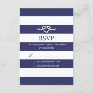 Attache Le noeud Carte de réponse