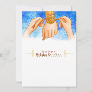 Attacher la carte de voeux de Raksha Bandhan