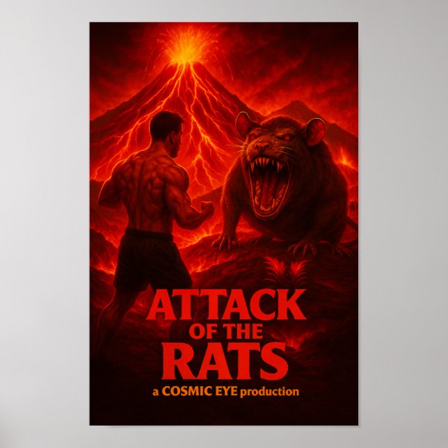 Attack of the Rats Poster (Devant)