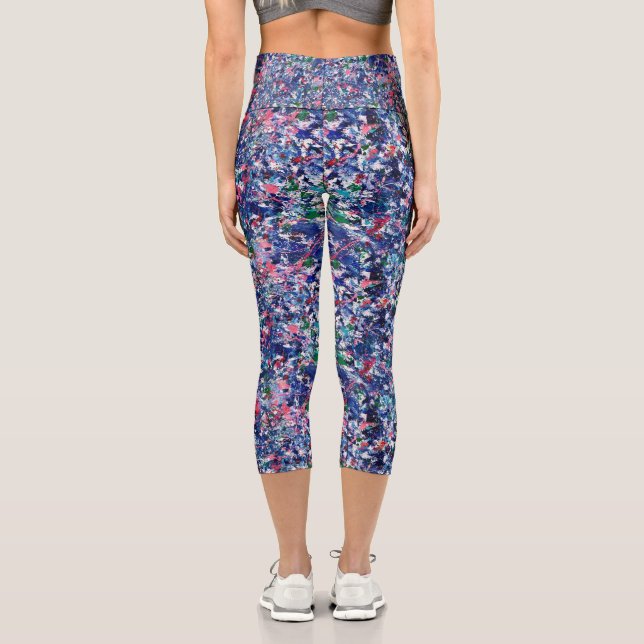 Attaque à éclaboussure Capri Leggings (Verso)