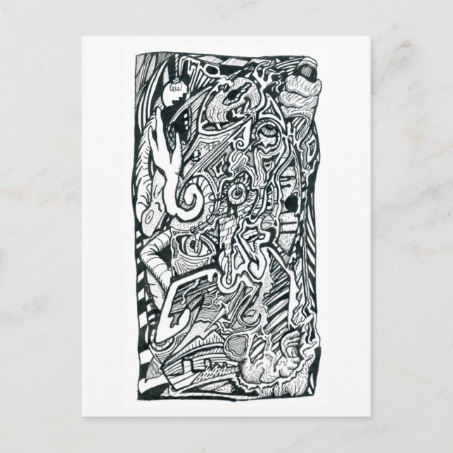 Attaque anxieuse de Brian Benson, carte postale (Devant)