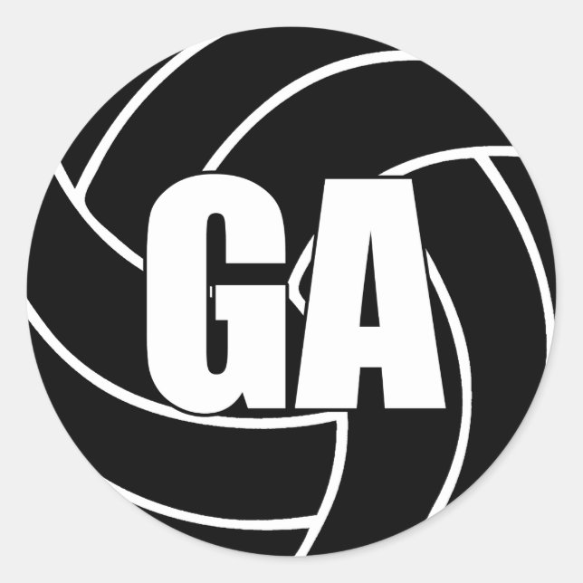 Attaque aux objectifs de netball, GA, Stickers d'é (Devant)