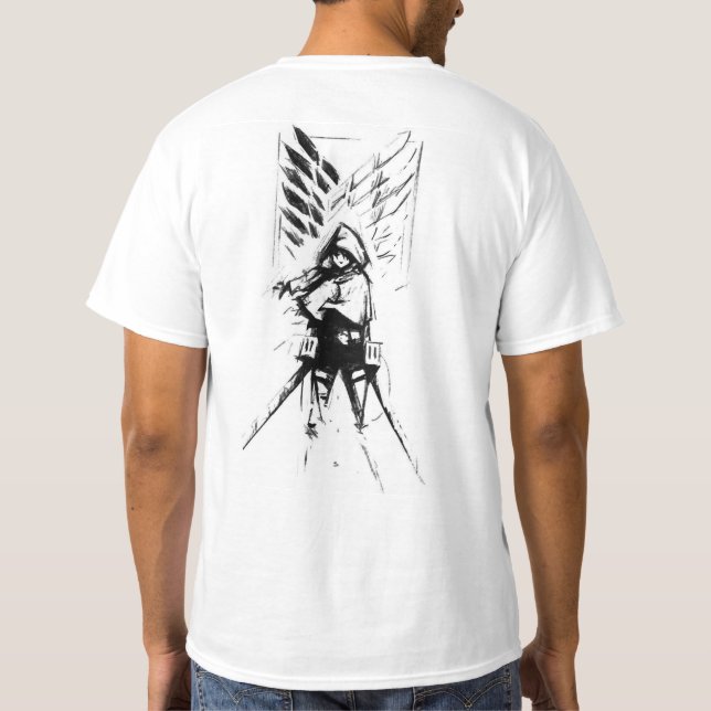 attaque contre le Sweat - shirt à capuche de titan (Dos)