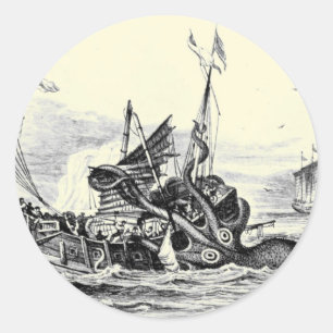 Attaque de Kraken ! Autocollant