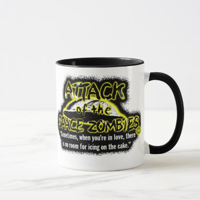 Attaque de la tasse de zombis de l'espace (Droite)