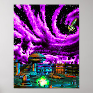 Attaque surprise (11 po x 14 po) Poster d'impressi