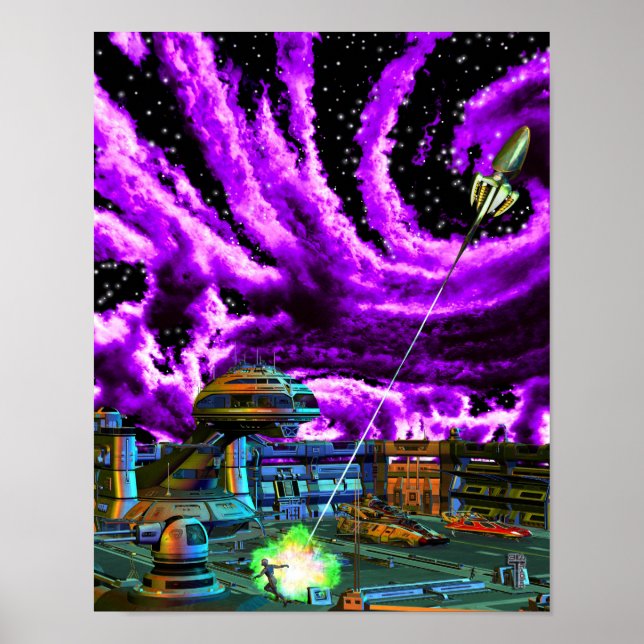 Attaque surprise (11 po x 14 po) Poster d'impressi (Devant)