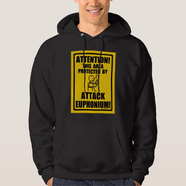 Attaquer le Sweat - shirt à capuche Euphonium (Devant)
