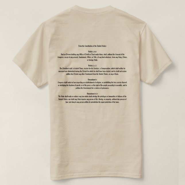 Attaquez le T-shirt de constitution d'atout (Design dos)