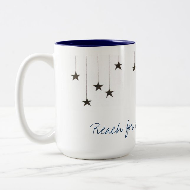 Atteindre pour les étoiles Mug (Gauche)