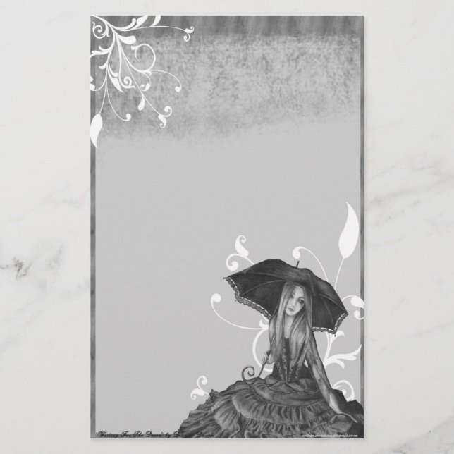 Attendant l'aube - papeterie (Devant)