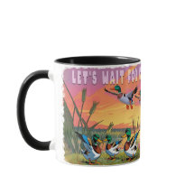 Attendons la Mug de la saison de chasse au canard
