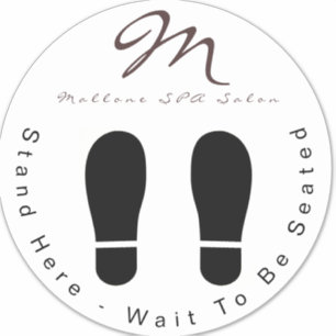 Attente Branchée D'Être Assis SPA - Étiquette Salo