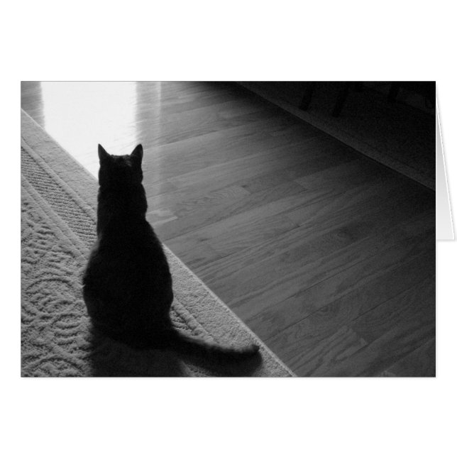 Attente, carte (Devant horizontal)