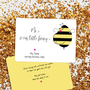 Attente de la Faire-part de grossesse d'abeilles d
