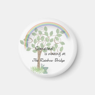 Attente de Rainbow Bridge aimant de perte d'animal