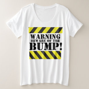 Attention à la bosse du t-shirt maternité