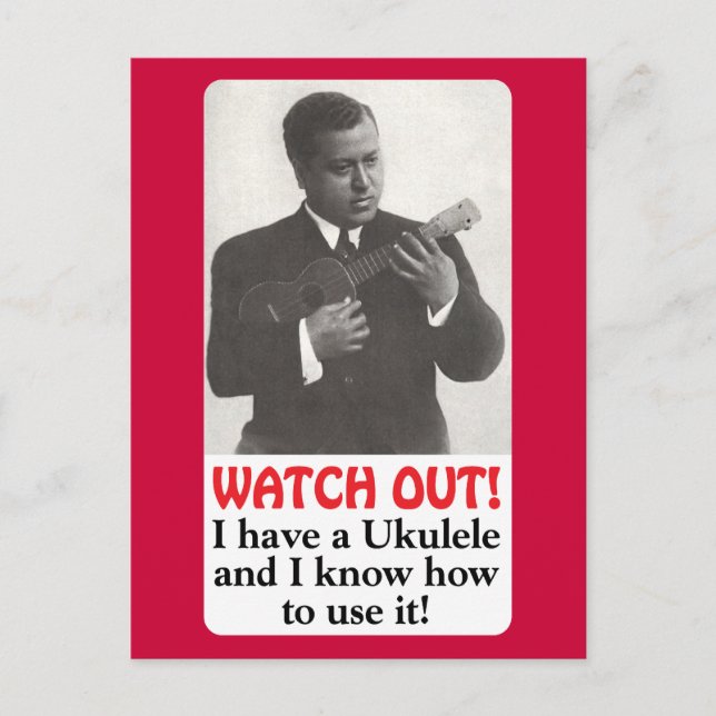 Attention ! Carte postale (Devant)