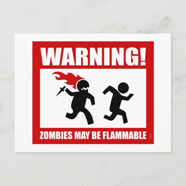 Attention! Les zombies peuvent être des cartes pos (Devant)