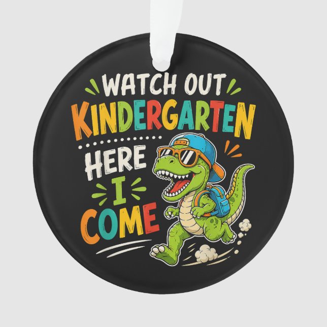 Attention maternelle j'arrive Dino (devant)