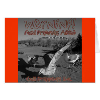 Attention! Projectiles fécaux à l'avant !