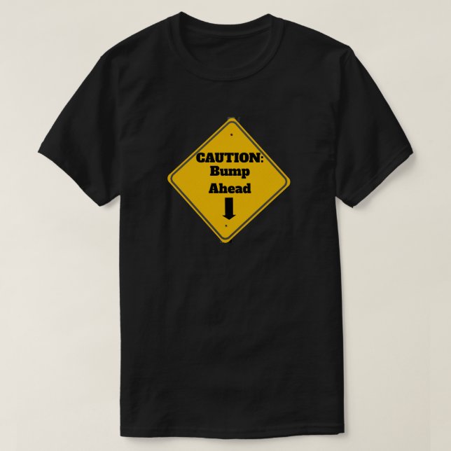 Attention : Sauter vers l'avant T-shirt (Design devant)