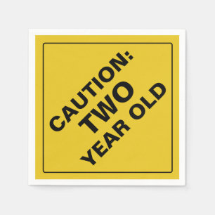 ATTENTION : serviettes en papier