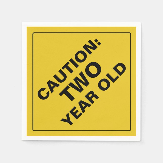 ATTENTION : serviettes en papier (Devant)