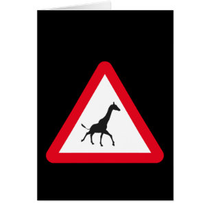 Attention : Traversée de girafe !