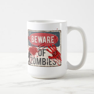 attention zombies 15oz mug céramique