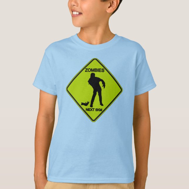 Attention : Zombies - T-shirt enfant (Devant)