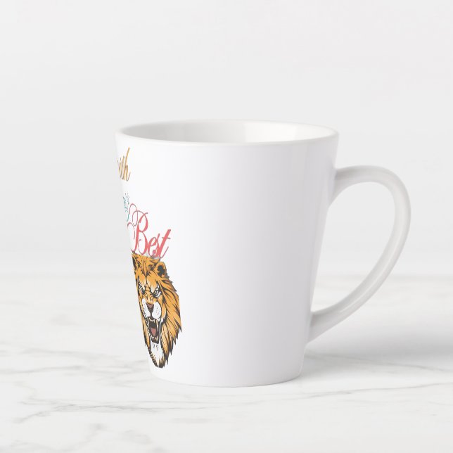 Attitude Alpha Mug - Mess avec le meilleur (Droite)