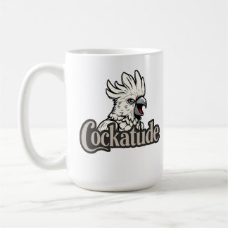 Attitude Cockatoo "Cockatude" Café Mug