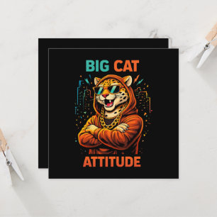 Attitude de gros chat