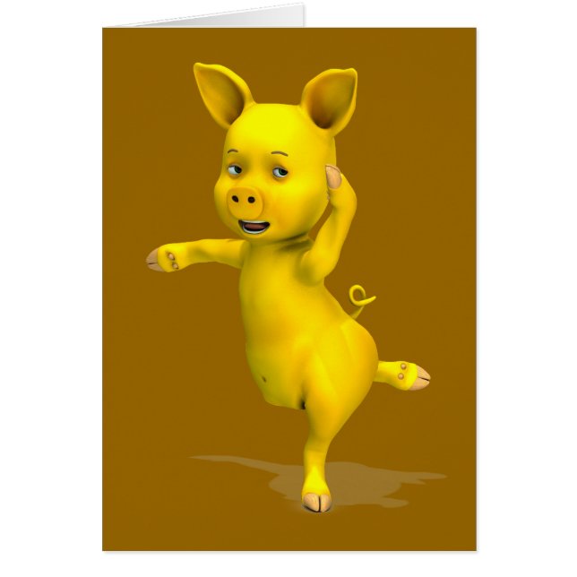 Attitude du porc jaune (Devant)