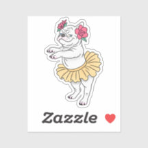 Attitude En Pointe | Stickers personnalisés en vin