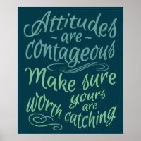 ATTITUDES affiche de motivation