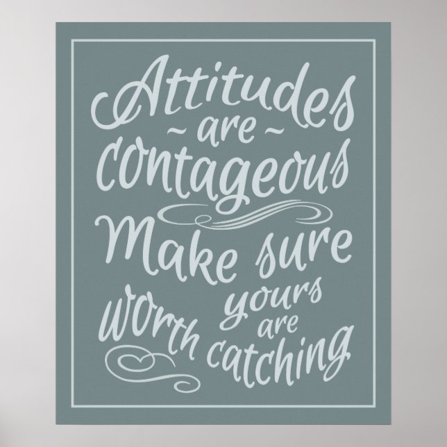 ATTITUDES affiche de motivation (Devant)
