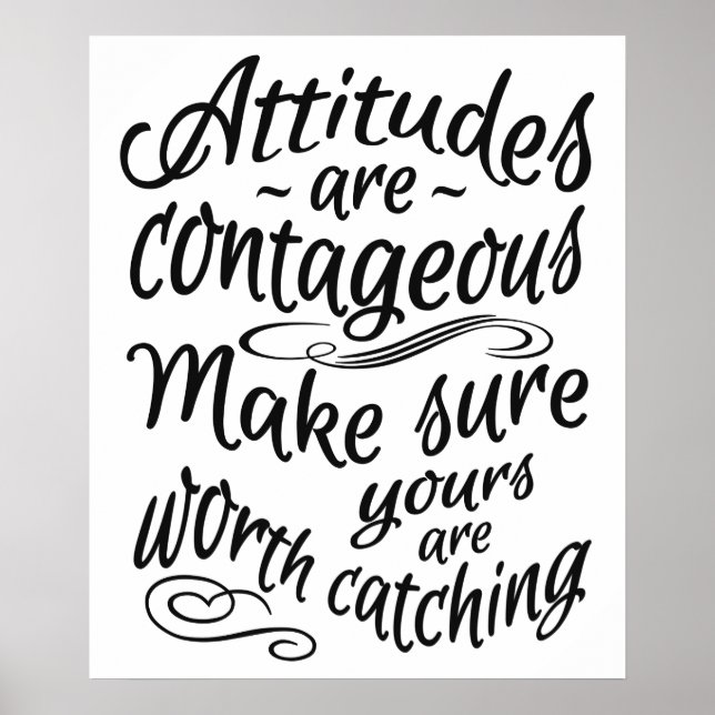 ATTITUDES affiche de motivation (Devant)