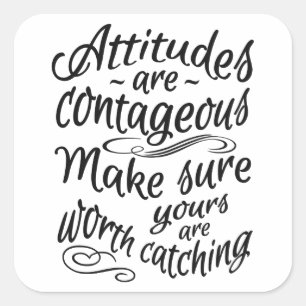 ATTITUDES autocollants de motivation