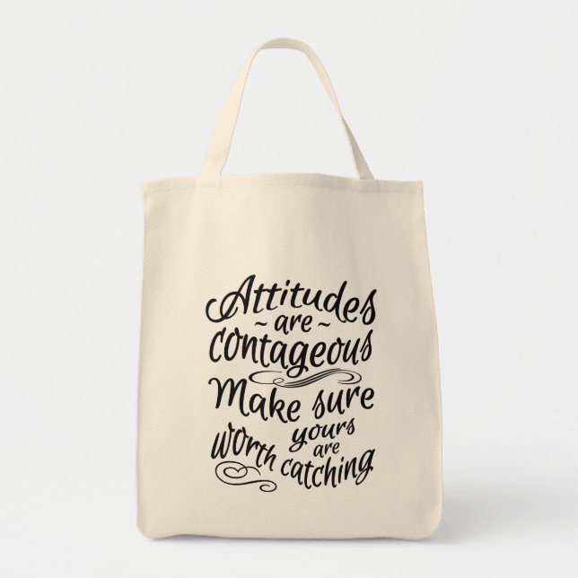 ATTITUDES sacs fourre-tout de motivation (Devant)