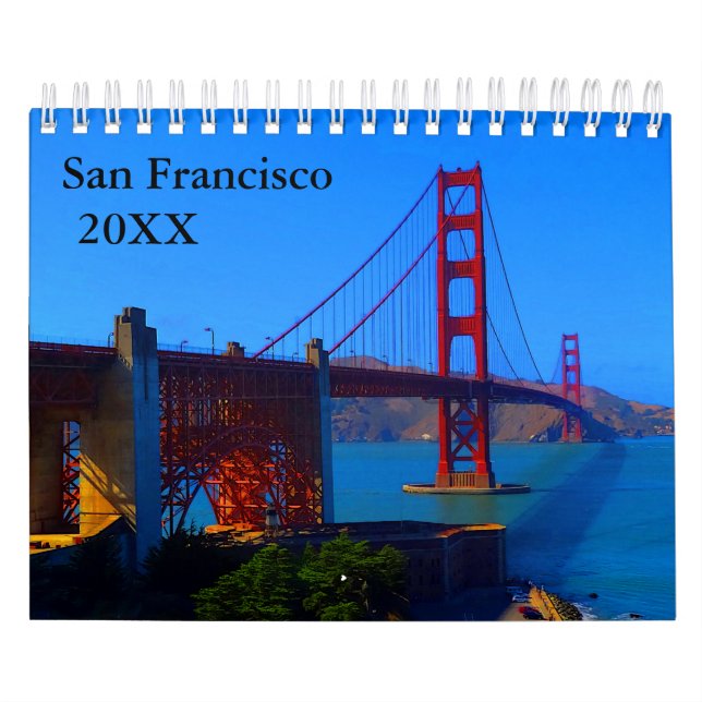 Attractions de San Francisco #1 Calendrier (Protection)