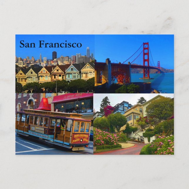 Attractions de San Francisco #3-2 Carte Postale (Devant)