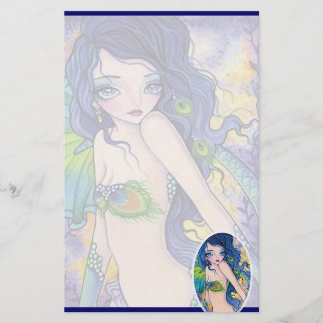 Attrait de paon - papeterie (Devant)