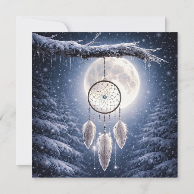 Attrape-rêve de la Lune du Solstice d'Hiver de Yul (Devant)
