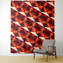 Attrape-rêve Plume de Feu Rouge 9 Tapisserie